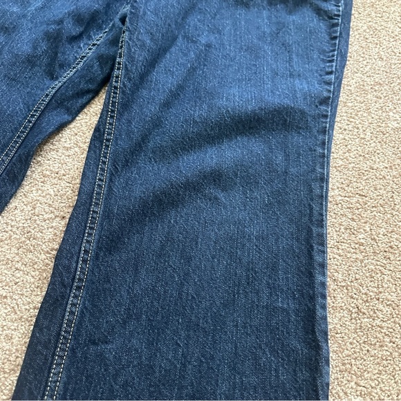 Liz Claiborne Paisley Embroidered Bootcut Dark Wash Jeans Women’s Plus Size 16W - Picture 7 of 16